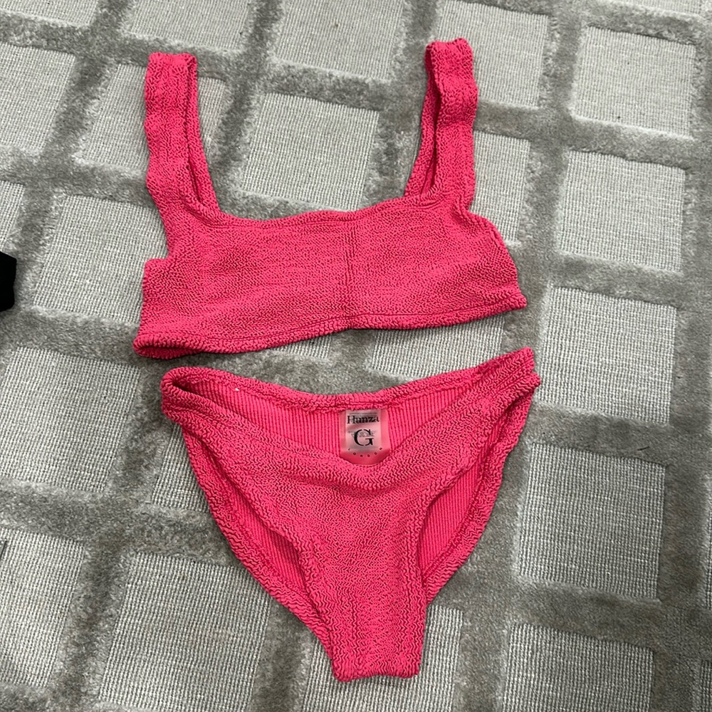 Hunza G Pink Swim Set